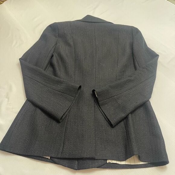 B Louise Women’s Black Wool Blend Pant Suit Pant Set Size 14 - Picture 7 of 14